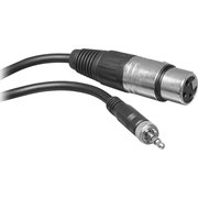SENNHEISER Line audio input cable , Female XLR-3 to lockable 3.5mm mini-j
