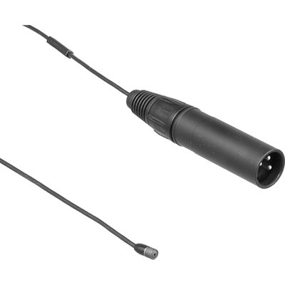 Sennheiser MKE-2 Gold Omnidirectional Lapel Microphone with XLR - Black