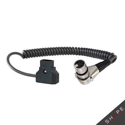 SHAPE D-tap to 4-pin xlr coiled cable