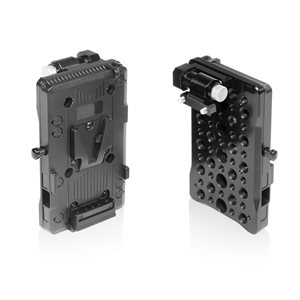 SHAPE V-mount pivoting battery plate for monitor cage