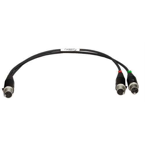 AMBIENT Splitter cable TA3F to 2x TA3F (SD mix out)