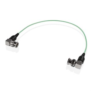 SHAPE skinny 90-degree BNC cable 12 inches green
