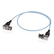 Shape SKI24B Skinny 90-Degree BNC Cable 24 Inches Blue