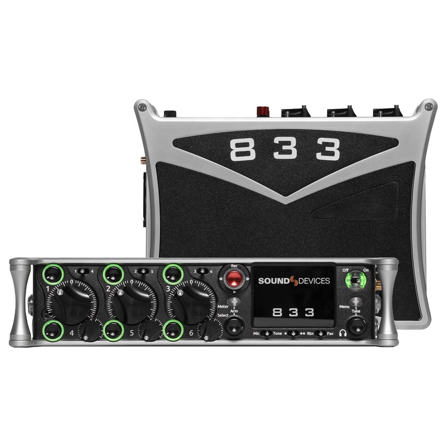 Sound Devices 833 8CH / 12 Track Mixer-Recorder