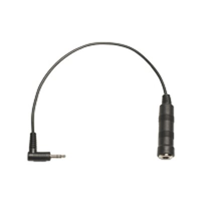 SOUND DEVICES 3.5-mm male right-angle TRS to 1 / 4-inch female TRS jack headphone extension, 12-inch