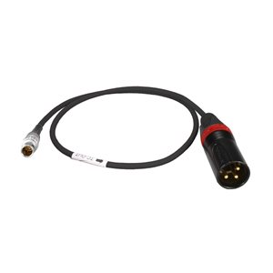 Ambient Recording 5-Pin Lemo (FGG-05 B) to 3-Pin XLR Male Timecode Cable for Clockit Series