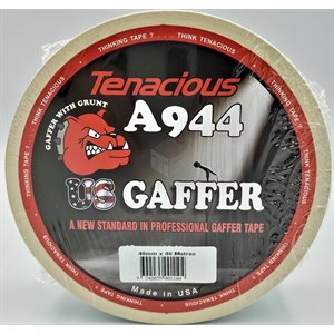 Tenacious A944 US Gaffer Semi Matt Tape White 48mm x 40m