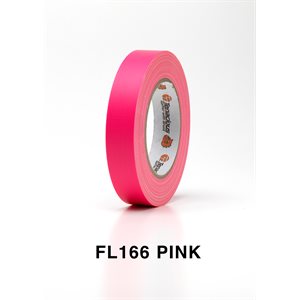 Tenacious FL166 Fluoro Pink Cloth Matt Tape 24mm x 25m