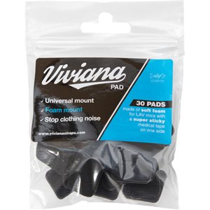Viviana Foam Pads 30 Pack Black
