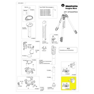 Manfrotto R103927 Lower Asm Sleeve (With Lever)