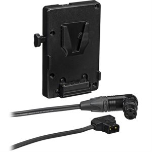 Litepanels V-Mount Battery Bracket with P-Tap to 3-pin XLR cable