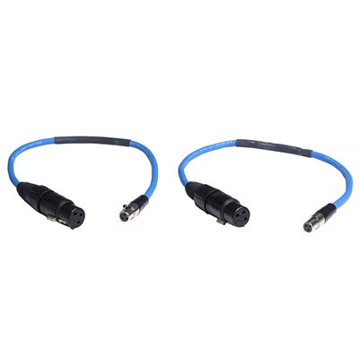 Sound Devices XLR-F to TA3-F cable 2 pack